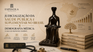 Judicialização da Saúde Pública e Suplementar x Demografia Médica no Brasil (2020-2025)